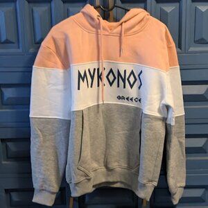 A3 MYKONOS Greece Hoodie (NWOT)